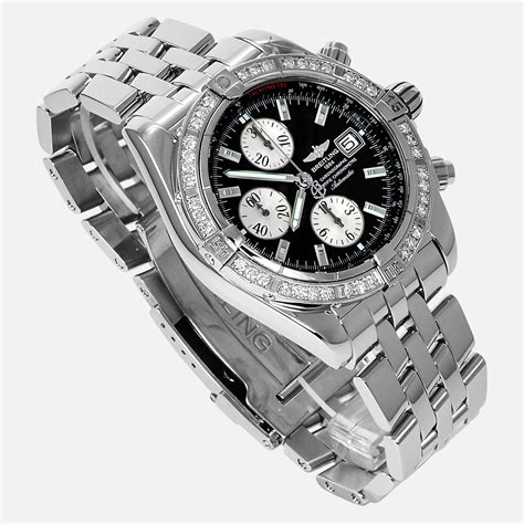 breitling 1884a13356|breitling a13356 diamond bezel.